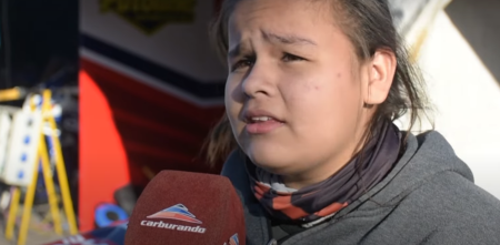 Con 11 años, Ariana Correa debutó en el Superbike Argentino