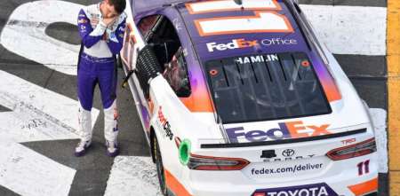 Nascar: excluyeron al ganador Hamlin