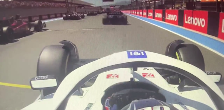 VIDEO: Kevin Magnussen dejó su marca en la largada del GP de Francia