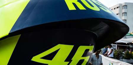 Valentino Rossi y un llamativo homenaje