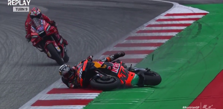 VIDEO: se cayó y casi ocurre una tragedia en MotoGP