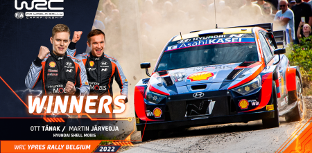 Victoria de Tanak en el Rally de Bélgica