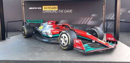 Mercedes con decoración especial por AMG en Spa