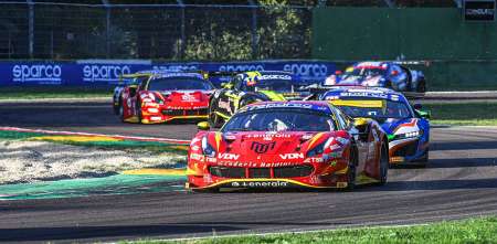 GT Italiano: Manu Urcera sumó otro podio en Imola