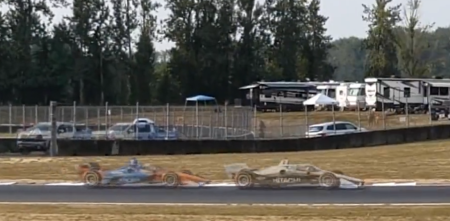 VIDEO: comparación con autos invisibles en IndyCar