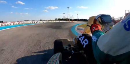 VIDEO: tremenda a bordo de Canapino en un karting