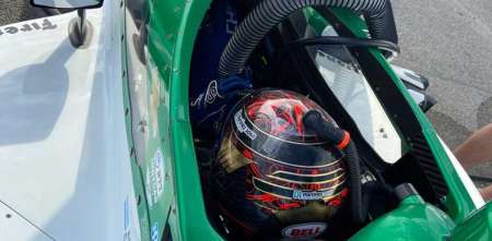 VIDEO: Agustín Canapino ya gira con el IndyCar del Juncos Racing en Sebring
