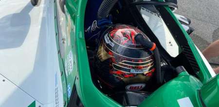 VIDEO: el llamativo problema que tuvo Agustín Canapino arriba del IndyCar