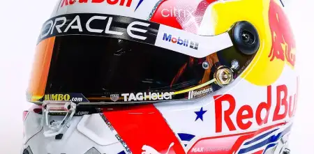 Fórmula 1: Max Verstappen con un casco especial en Austin