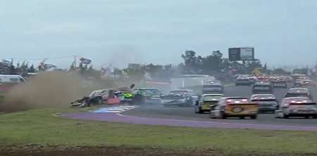 TC: ¿cómo quedó el auto de Ponce de León tras el accidente en San Nicolás?