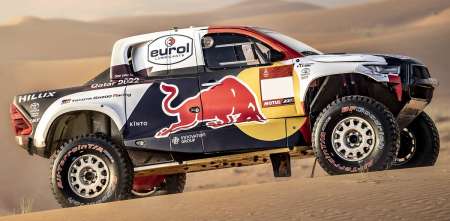 Toyota confirmó sus pilotos para el Dakar 2023