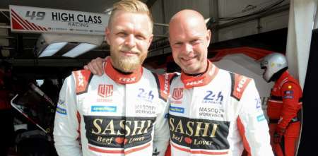 Kevin y Jan Magnussen correrán juntos en Abu Dhabi