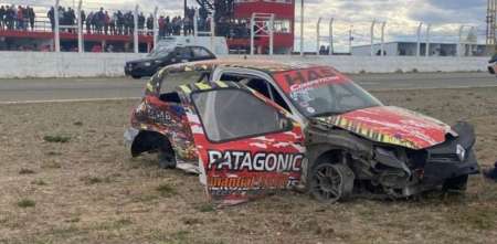 VIDEO: duro accidente de Thiago Martínez en Río Gallegos