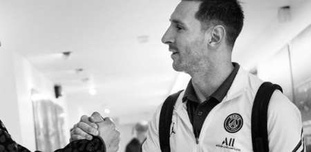 La foto del campeón de MotoGP con Messi en la previa de la Final de Qatar 2022