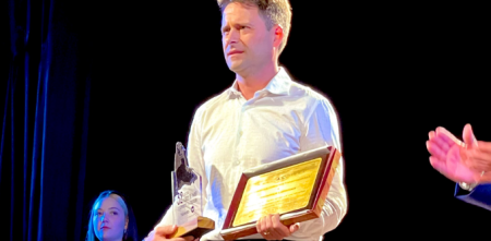 Christian Ledesma fue distinguido en los Premios Lobo de Mar