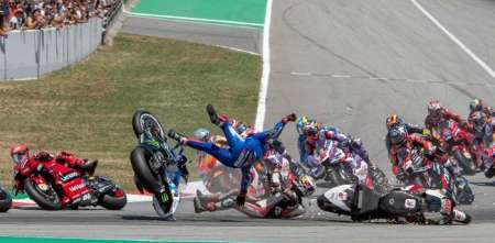 ¿Quién fue el piloto de MotoGP con más caídas en el 2022?