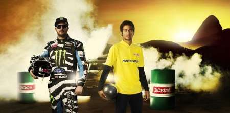 Ken Block también le atajó con su auto penales a Neymar