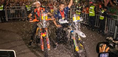 Dakar: mirá la galería de imágenes de los festejos en Salta con los Benavides