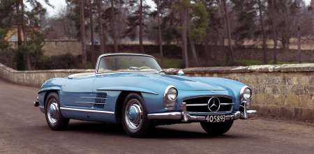 Sus dueños argentinos exhiben el emblemático auto de Fangio