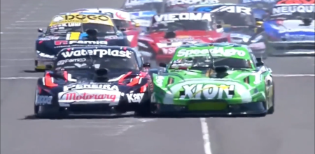 TC Mouras: la tremenda batalla entre Fain y Barrio en la 1° serie