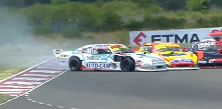 El fuerte golpe en la final del TC Mouras que ocasionó la salida del Pace Car