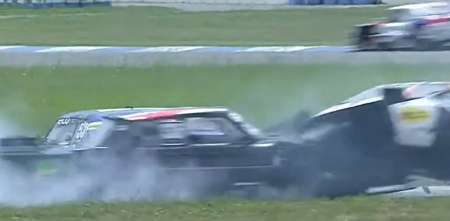 Impresionante accidente múltiple en La Pampa