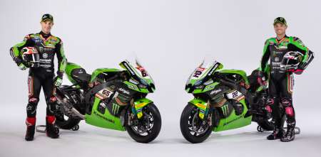 Kawasaki presentó una decoración renovada para el WorldSBK 2023