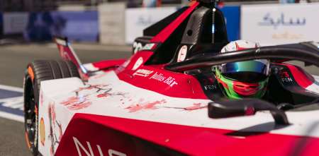 Sacha Fenestraz en el top 3 de la Fórmula E en Sudáfrica