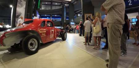Exhiben el auto de Calamante en el Museo Fangio