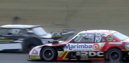 TC Pista Mouras: así se reventó el neumático del Ford de Sebastián Gallo