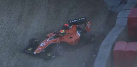 Fórmula 3: el duro golpe del compañero de Colapinto que provocó la bandera roja en Australia