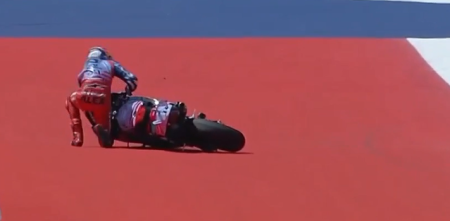 MotoGP: Álex Márquez pasó de largo y tuvo que abandonar en Estados Unidos