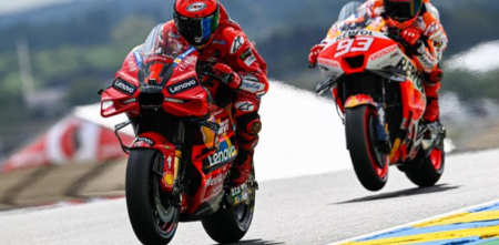 MotoGP: Pole de Bagnaia y Márquez fue 2° en Le Mans
