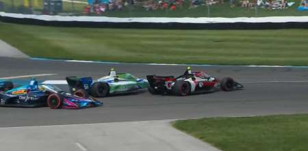 IndyCar: el toque entre compañeros de equipo que benefició a Canapino