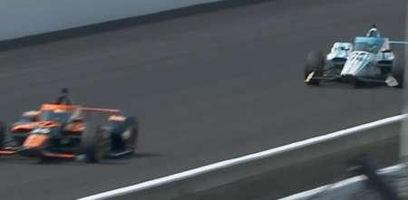 Modo persecución: ¡Canapino entre los mejores diez del ensayo en Indianápolis!