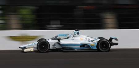 Canapino en Indianápolis: así fueron sus vueltas de clasificación para las 500 Millas