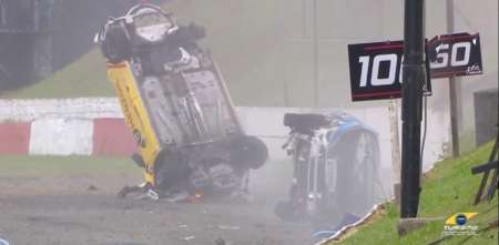 Tremendo accidente en el TN de Brasil