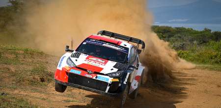 WRC: Ogier al frente en el cierre del viernes en Kenia