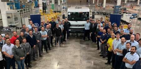 Ensamblaron el primer camión Volkswagen en el Centro Industrial Córdoba