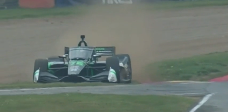 Canapino buscó los límites y se despistó en la 2da práctica en Mid-Ohio