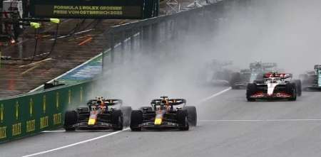 F1: el encontronazo entre Verstappen y Pérez en el sprint de Austria