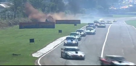 Impactante accidente de Canapino en la final del TC Pista