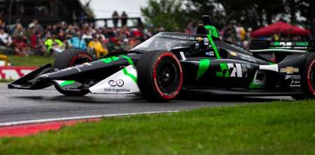 IndyCar: Canapino vio la bandera a cuadros en el duro circuito de Mid-Ohio