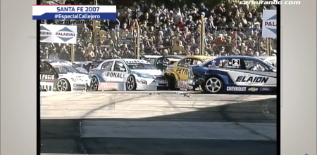 El TC2000 a lo NASCAR: así fue el embotellamiento en el Callejero de Santa Fe 2007