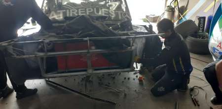 TC: duro golpe de Otto Fritzler contra el muro del autódromo de Villicum