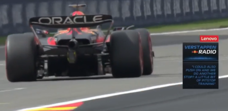 F1: Verstappen despertó la polémica en plena carrera: "¿Podemos practicar pit stop?