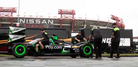 IndyCar: Canapino tuvo su primer contacto con el callejero de Nashville