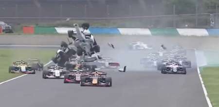 ¡Impactante!: el halo salvó la vida de un piloto de la Super Fórmula japonesa