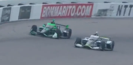 IndyCar: el compañero de Canapino y su bronca contra Sato en St. Louis