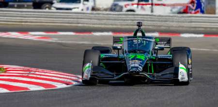 IndyCar: Canapino completó el último entrenamiento en Portland